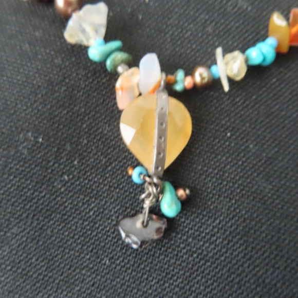 Sundance Catalog Peyote Bird Multi-Stone Necklace - Picture 2 of 6